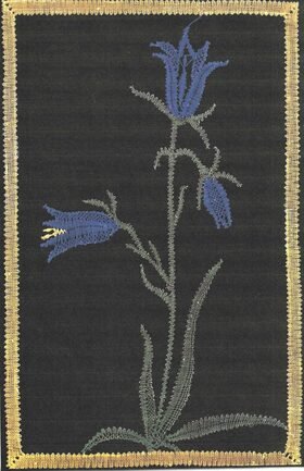 Klöppelbrief „Blaue Glockenblume“ – Übersicht