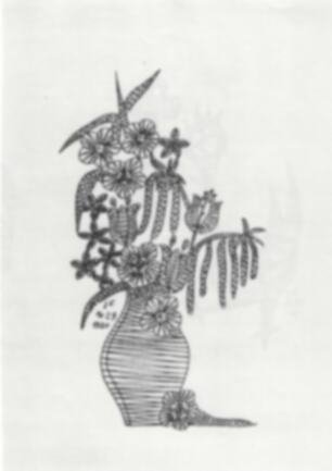 Klöppelbrief „Blumenvase“ – Übersicht