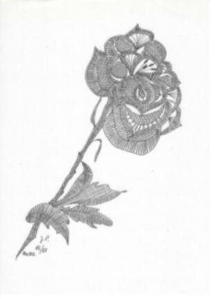 Klöppelbrief „Rose“ – Übersicht