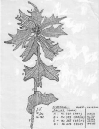 Klöppelbrief „Winterblume“ – Übersicht