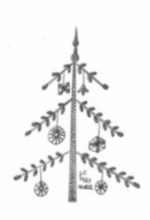 Klöppelbrief „Weihnachtsbaum“ (Nr. 0132) – Übersicht