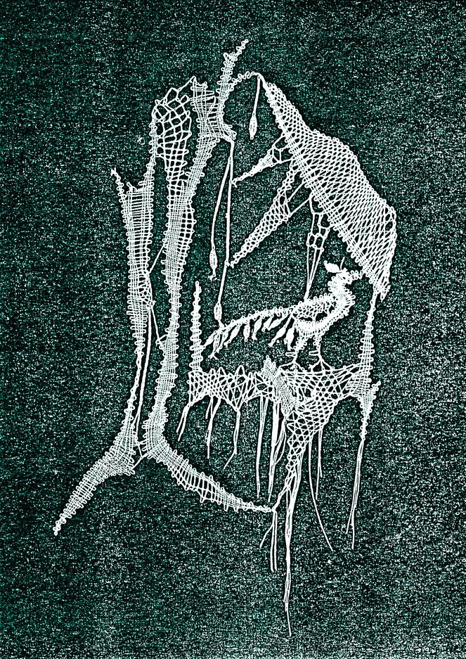 0607 Romantische Landschaft Klöppelbrief „Romantische Landschaft“