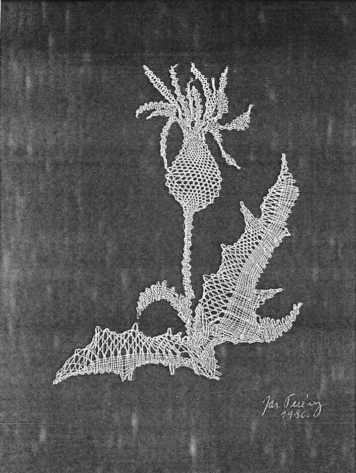 0620 Distel Bobbin lace pattern “Thistle” (no. 0620)