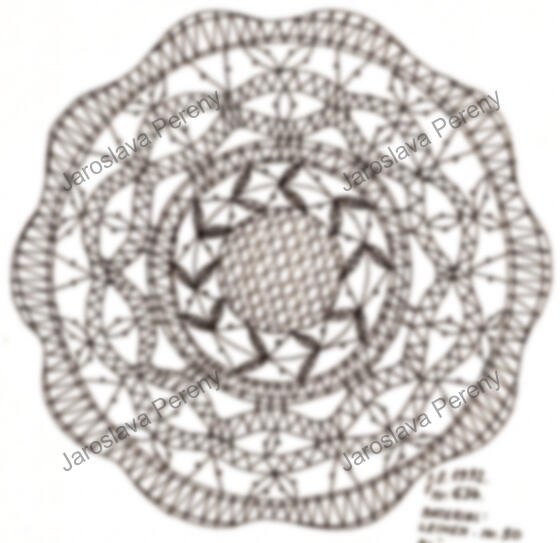 0634 Runde Spitze Bobbin lace pattern “Round Lace” (no. 0634)