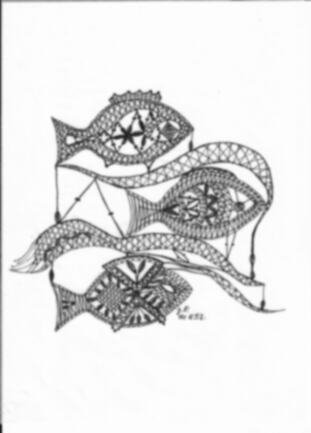 Klöppelbrief „Fische“ – Übersicht