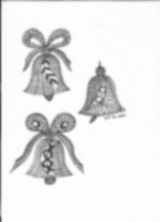 Klöppelbrief „Drei Weihnachtsglocken“ – Übersicht