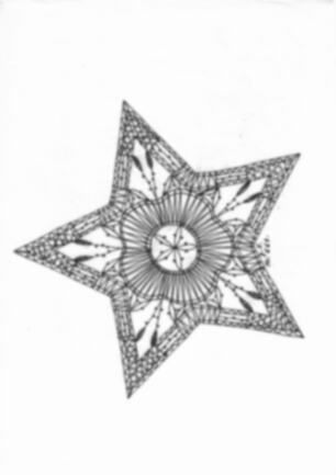 Klöppelbrief „Weihnachtsstern“ (Nr. 0661) – Übersicht