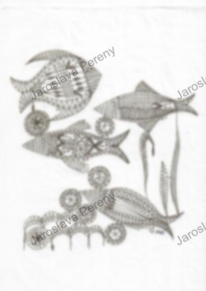 0665 Das Meer Bobbin lace pattern “The Sea”