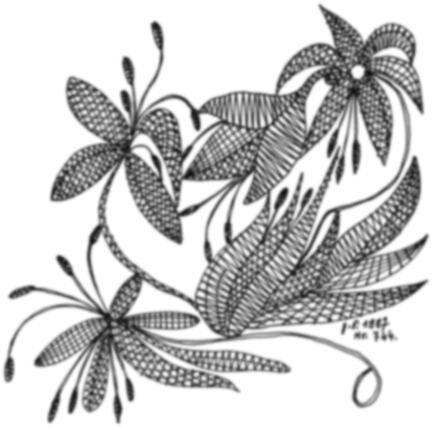 Klöppelbrief „Blumenmotiv“ – Übersicht