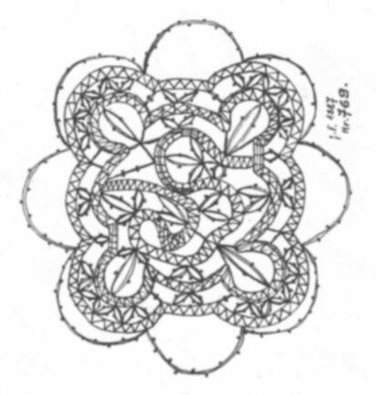 Bobbin lace pattern “Lace Doily” (no. 0769) – overview