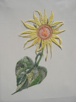 Klöppelbrief „Sommerblume“ – Übersicht