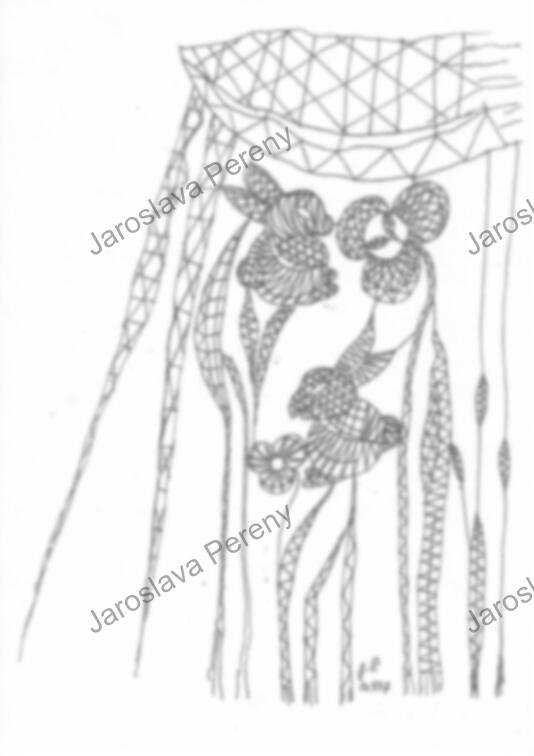 0977 Hasen auf der Heide Bobbin lace pattern “Hares on the Heath”